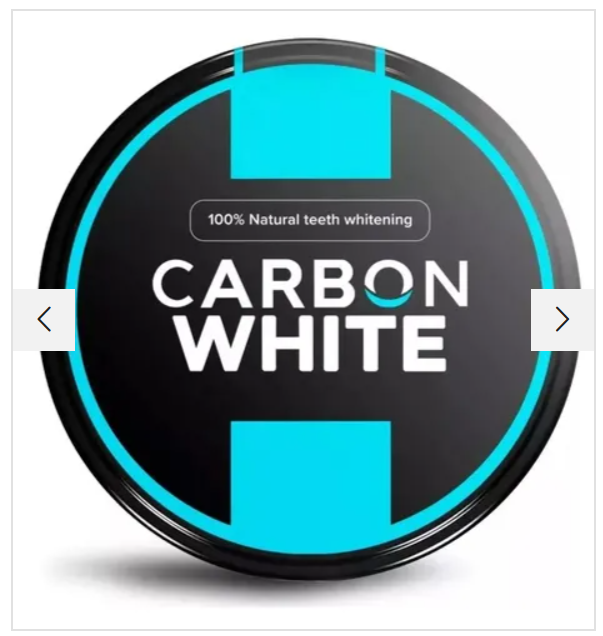 Carbon White blanqueador dental de carbón activado
