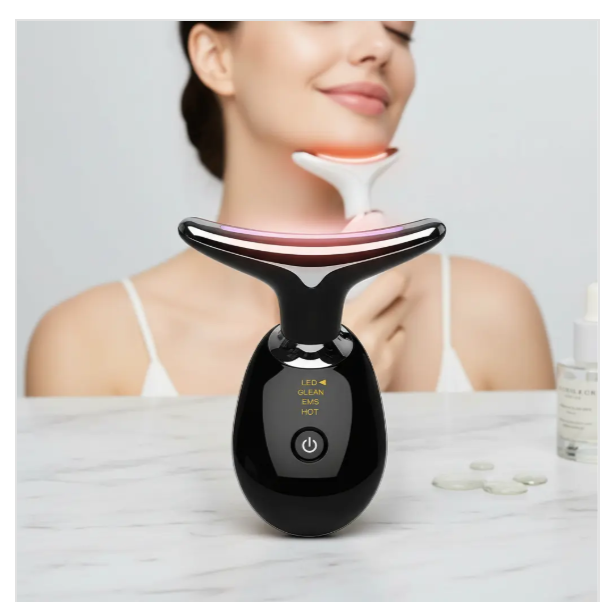 Masajeador reductor de papada térmico para rostro y cuello