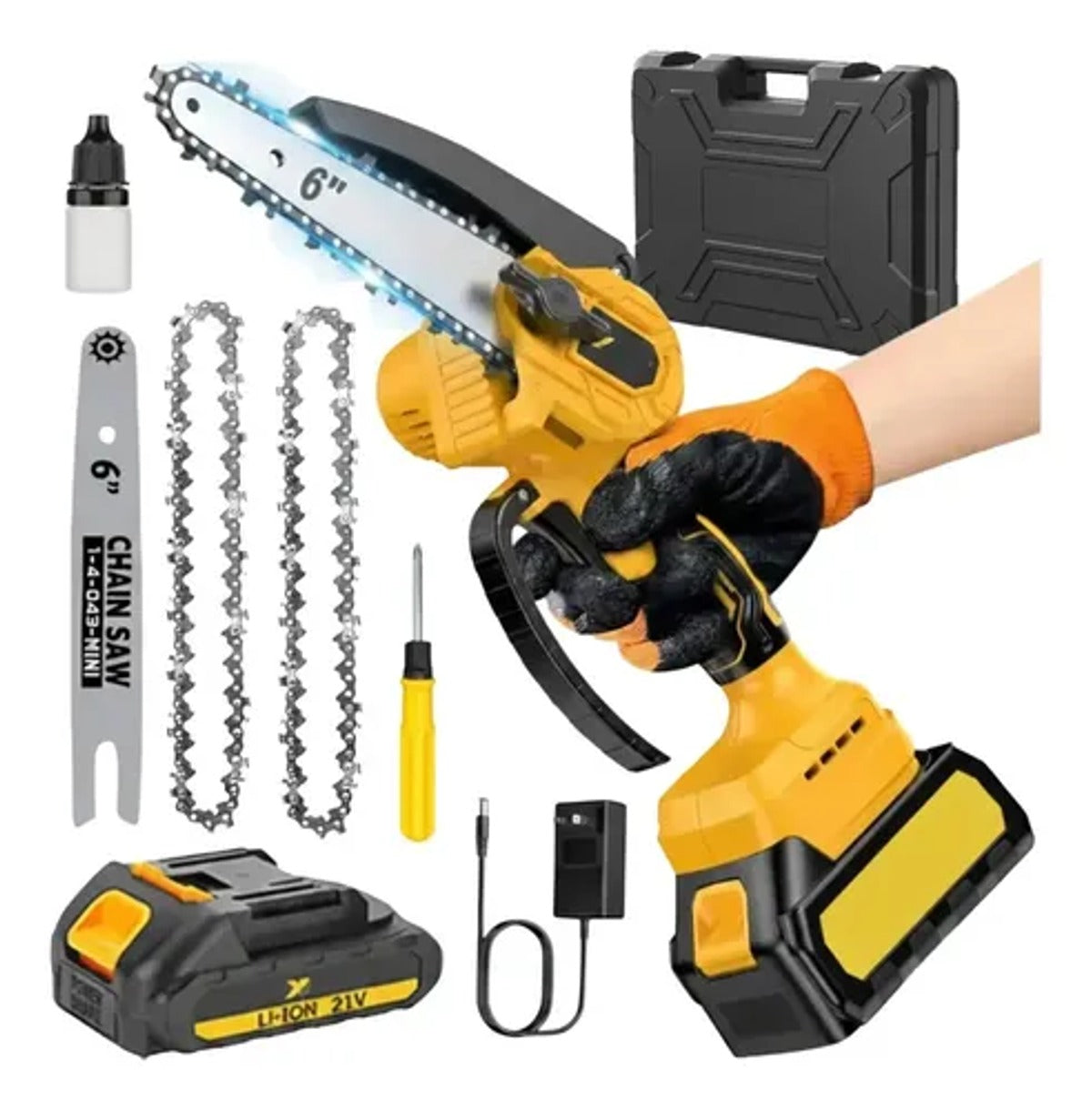 Mini Motosierra Inalámbrica a Batería